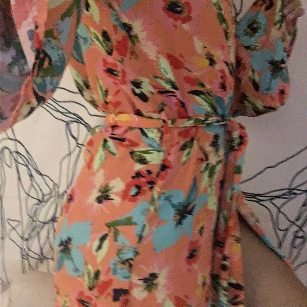 flower Pattern robe